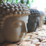 Load image into Gallery viewer, BUDDHA HEAD TRANQUILITY CANDLE
