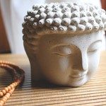 Load image into Gallery viewer, BUDDHA HEAD TRANQUILITY CANDLE
